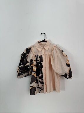 Forever That Girl Button Down Puff Sleeve Blouse